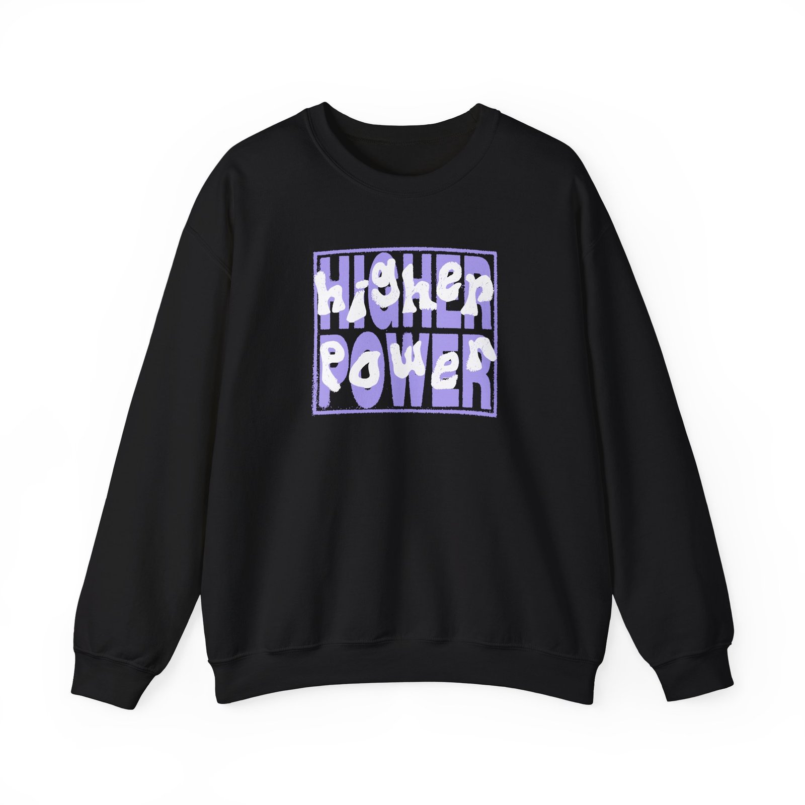 Higher Power Purple Logo Unisex Heavy Blend™ Crewneck Sweatshirt