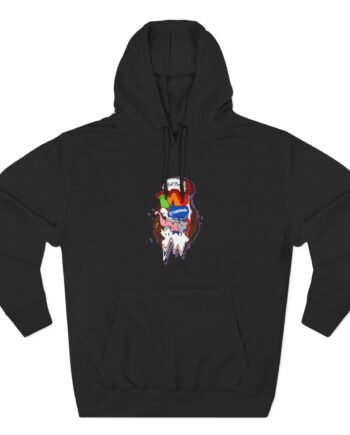 Tvboo Three-Panel Fleece Hoodie