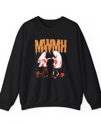 Murder With My Husband Spooky Dance Unisex Heavy Blend™ Crewneck Sweatshirt
