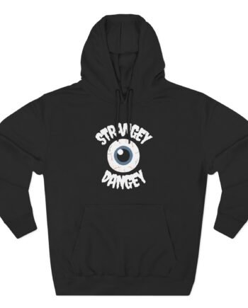 Murder With My Husband Strangey Dangey Eye Three-Panel Fleece Hoodie