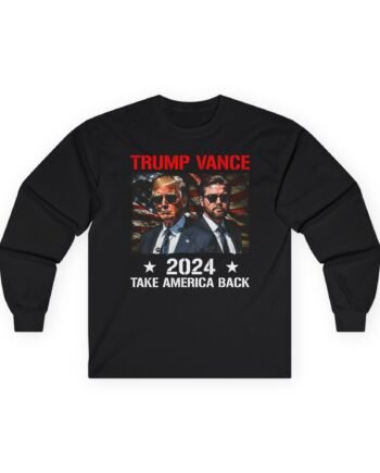 Donald Trump J.d. Vance Take America Back Unisex Ultra Cotton Long Sleeve Tee