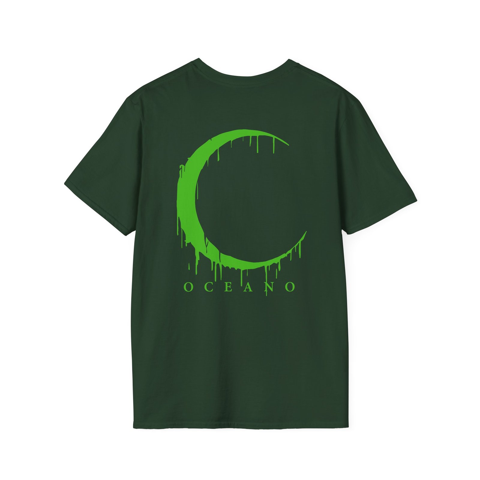 Oceano Alien Green Moon Unisex Softstyle T-Shirt