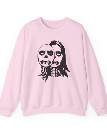 Lizzy Mcalpine Skull Face Unisex Heavy Blend™ Crewneck Sweatshirt