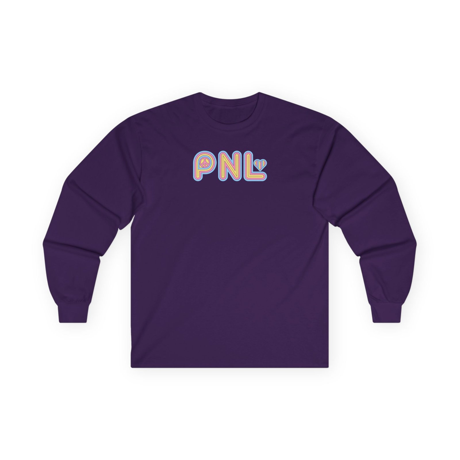 Pnl Peace and Love Unisex Ultra Cotton Long Sleeve Tee