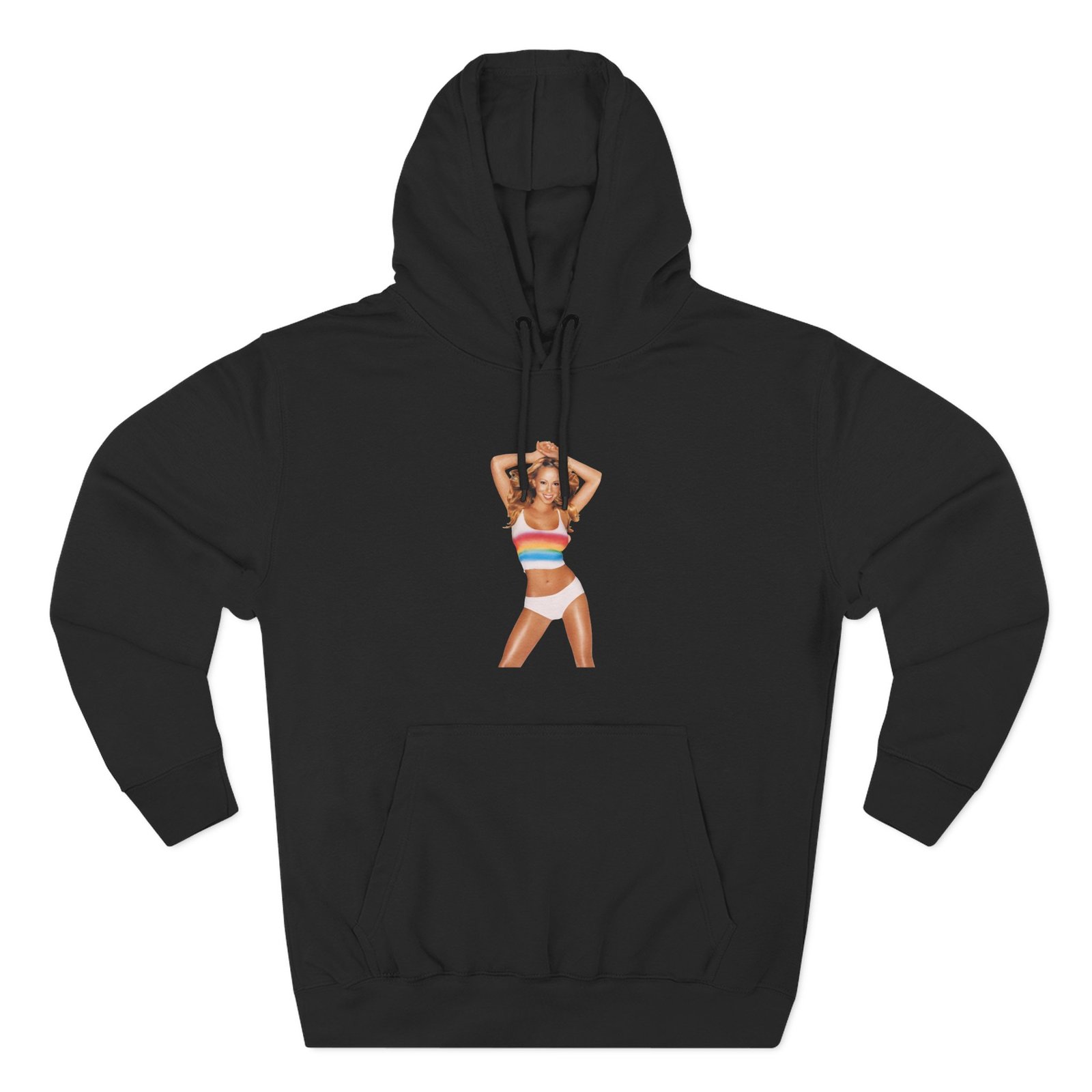 Mariah Carey Rainbow Three-Panel Fleece Hoodie