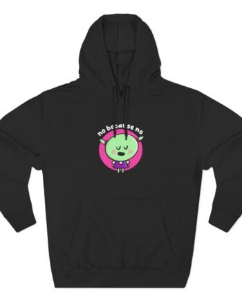 Nanalan No Because No Three-panel Fleece Hoodie