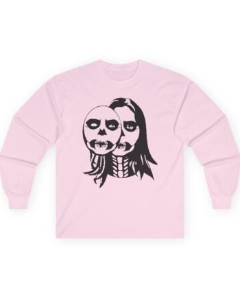 Lizzy Mcalpine Skull Face Unisex Ultra Cotton Long Sleeve Tee