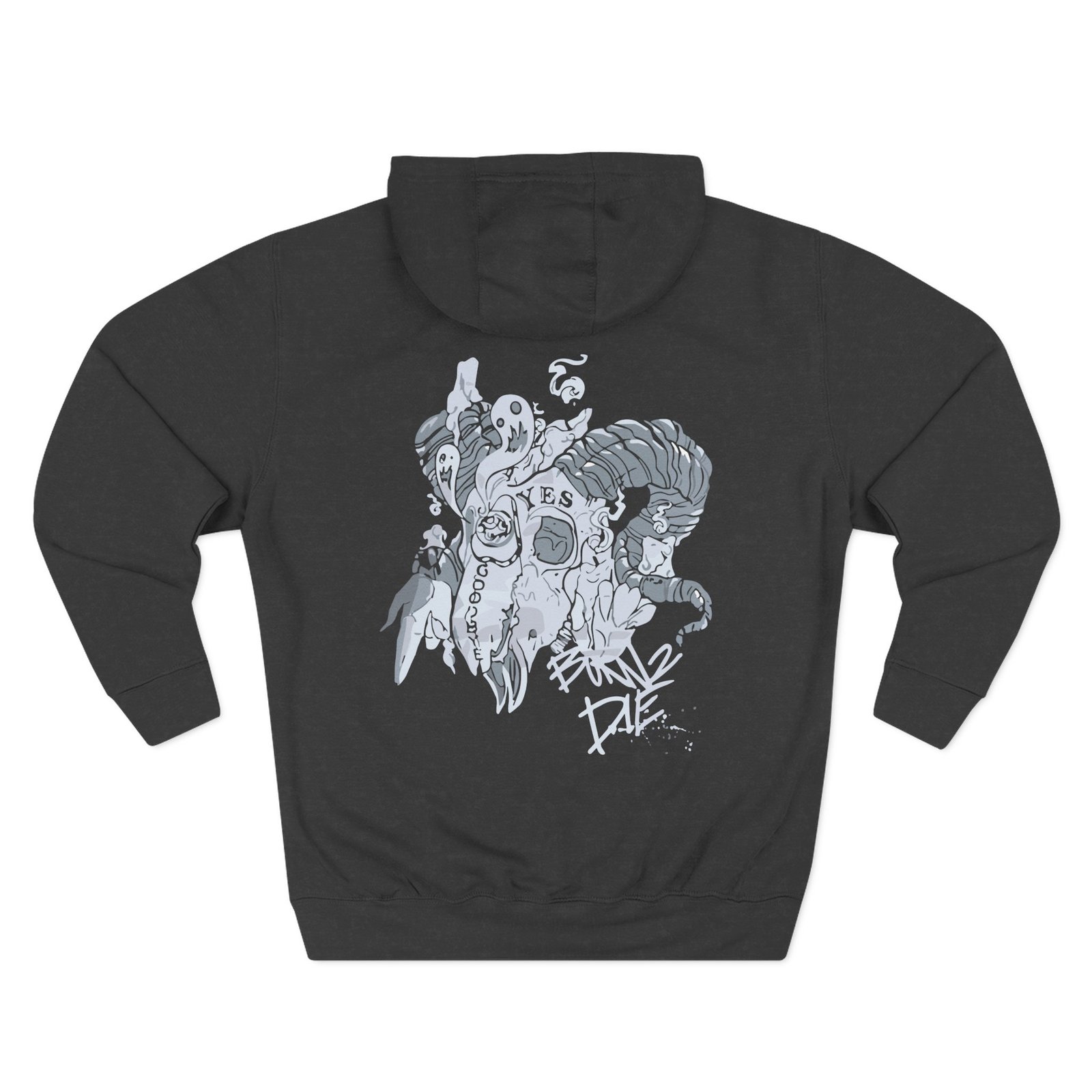 Ghastly - Born 2 Die Three-Panel Fleece Hoodie