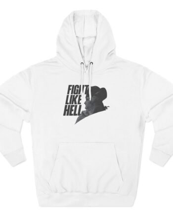 Louder With Crowder Fight Like Hell Three-Panel Fleece Hoodie