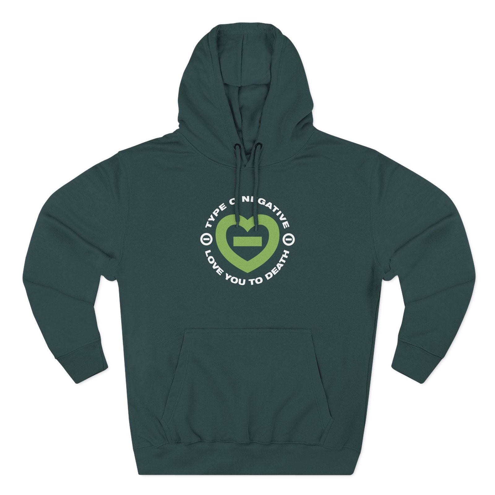 Type O Negative Love You to Death Three-Panel Fleece Hoodie