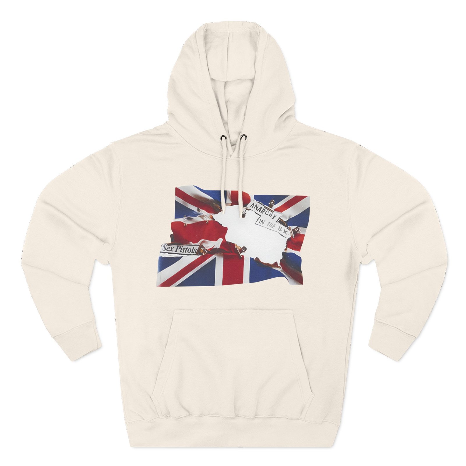 SPM Anarchy in the Uk Flag Three-Panel Fleece Hoodie
