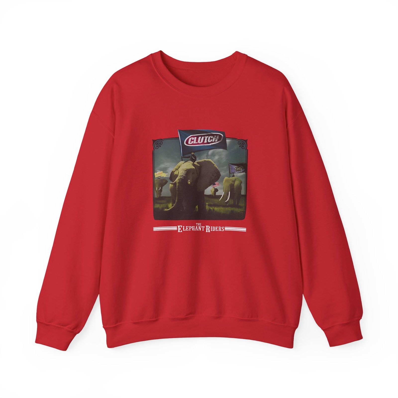 Clutch Elephant Riders Unisex Heavy Blend™ Crewneck Sweatshirt