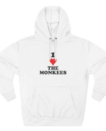 The Monkees I Love Three-Panel Fleece Hoodie