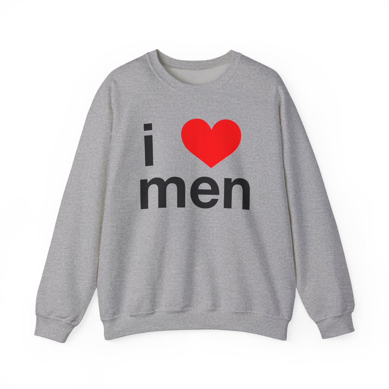Muna I Heart Men Baby Unisex Heavy Blend™ Crewneck Sweatshirt