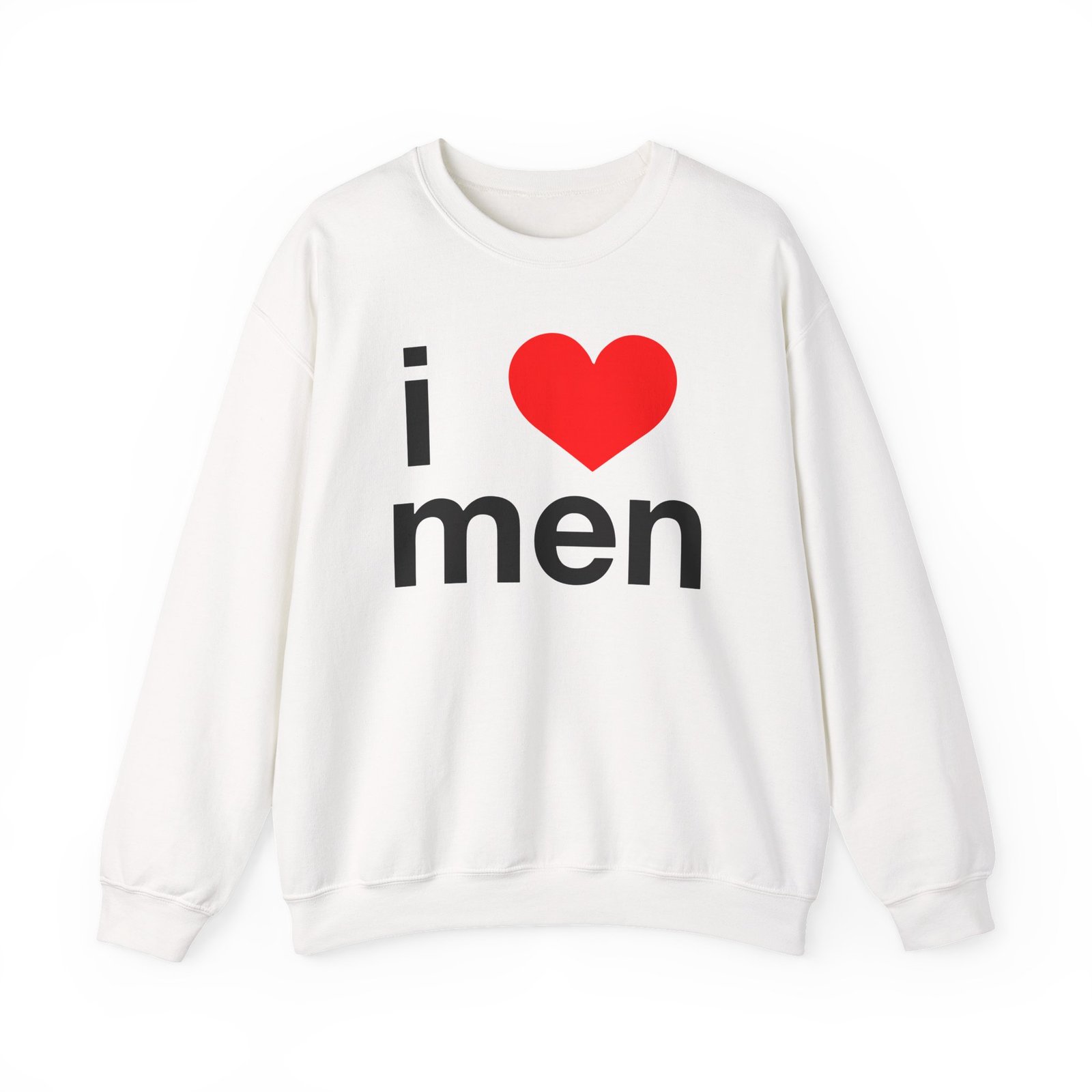 Muna I Heart Men Baby Unisex Heavy Blend™ Crewneck Sweatshirt