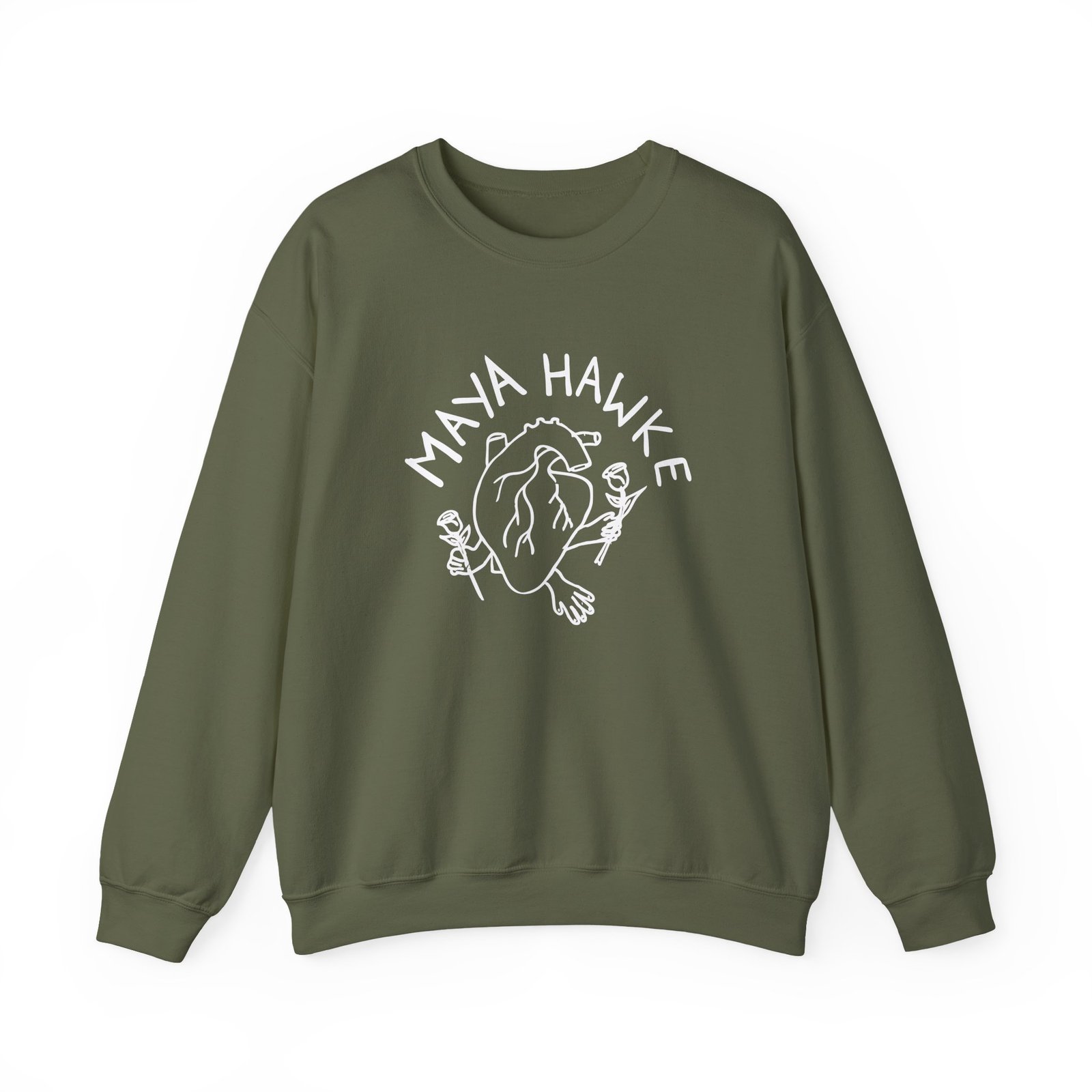 Maya Hawke Generous Heart Unisex Heavy Blend™ Crewneck Sweatshirt