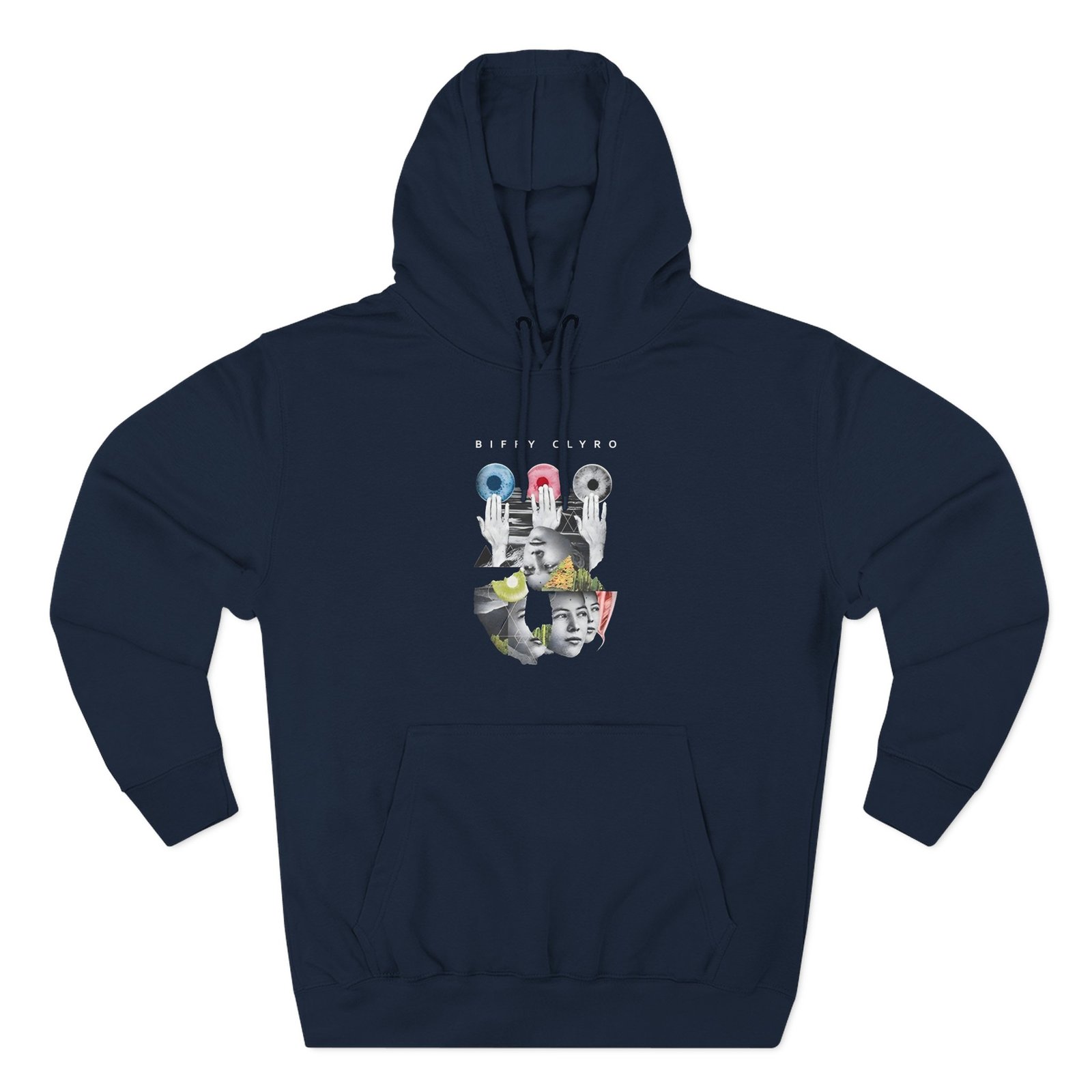 Biffy Clyro Hands Three-Panel Fleece Hoodie