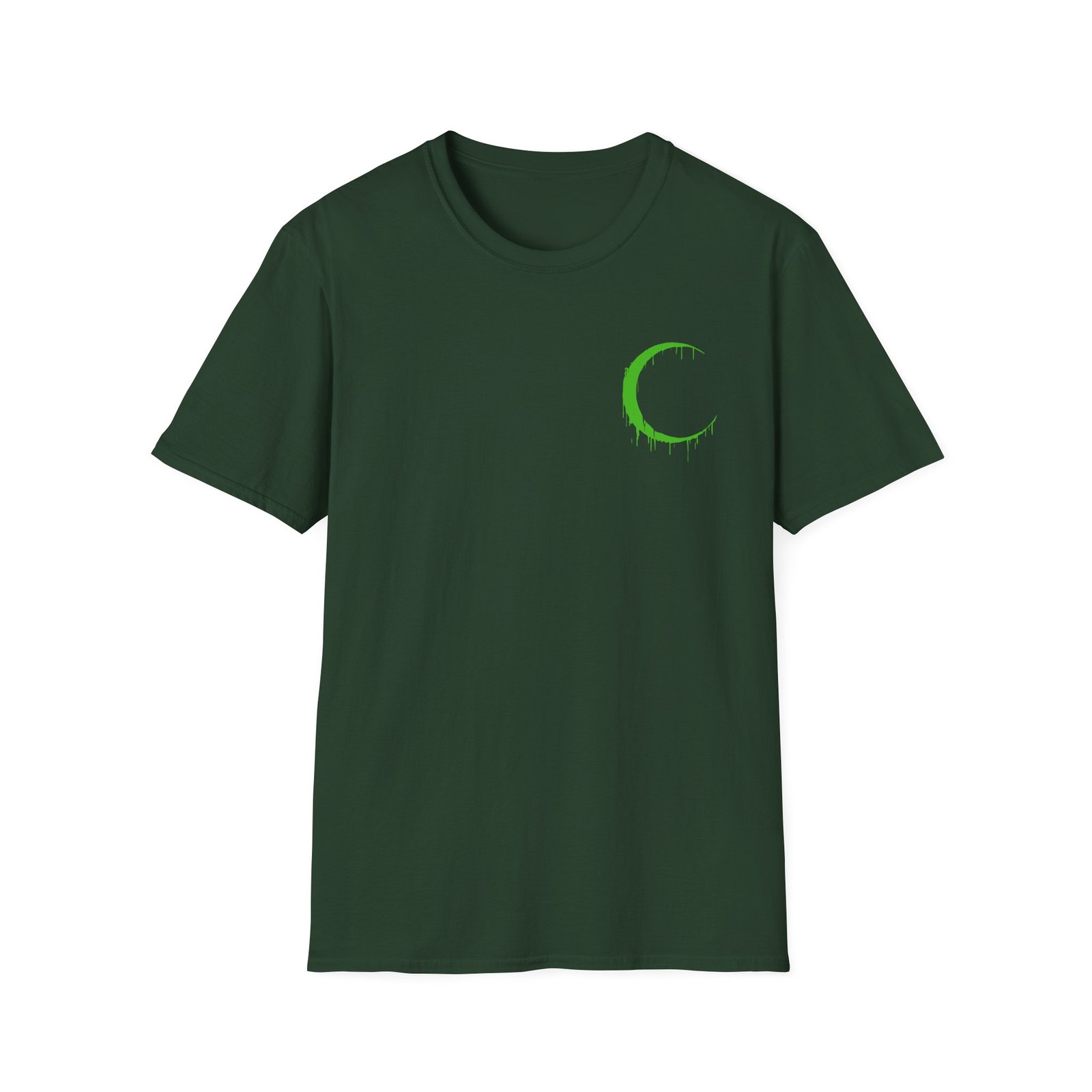 Oceano Alien Green Moon Unisex Softstyle T-Shirt