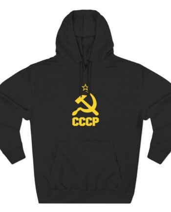 Jd Vance Communist Cccp Three-Panel Fleece Hoodie