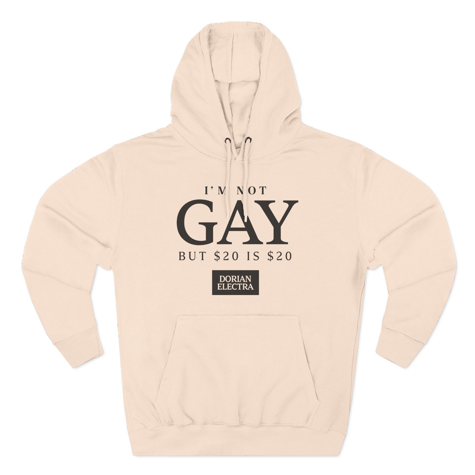 Dorian Electra I'm Not Gay Three-Panel Fleece Hoodie