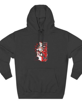 Angel Dust Alastor Three-Panel Fleece Hoodie