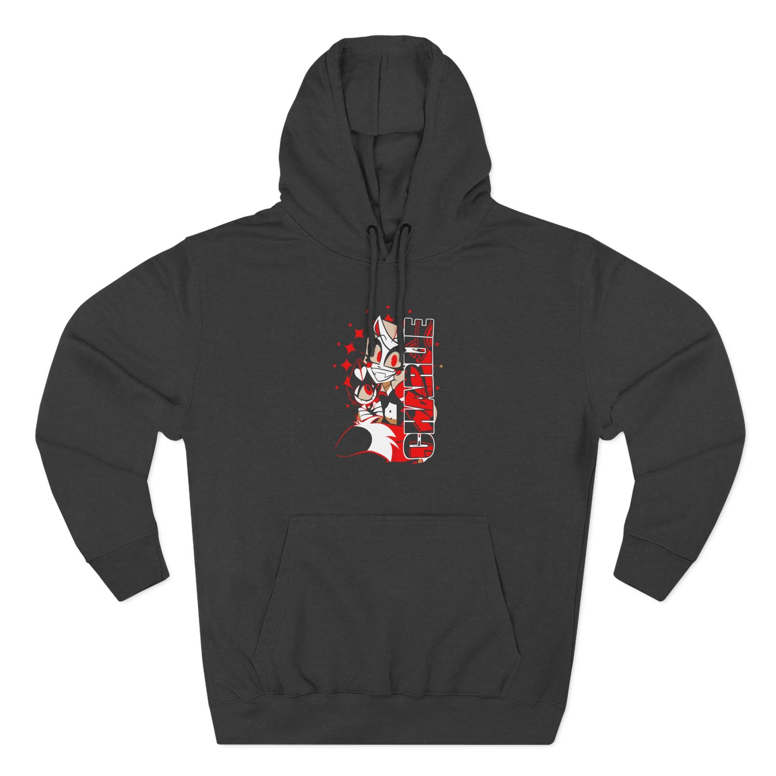 Angel Dust Alastor Three-Panel Fleece Hoodie
