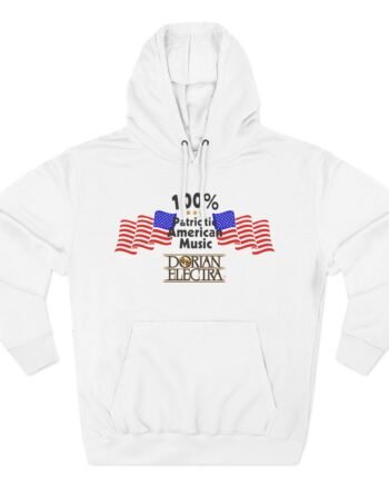 Dorian Electra Patriotic American Music Three-Panel Fleece Hoodie