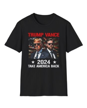 Donald Trump J.d. Vance Take America Back Unisex Softstyle T-Shirt