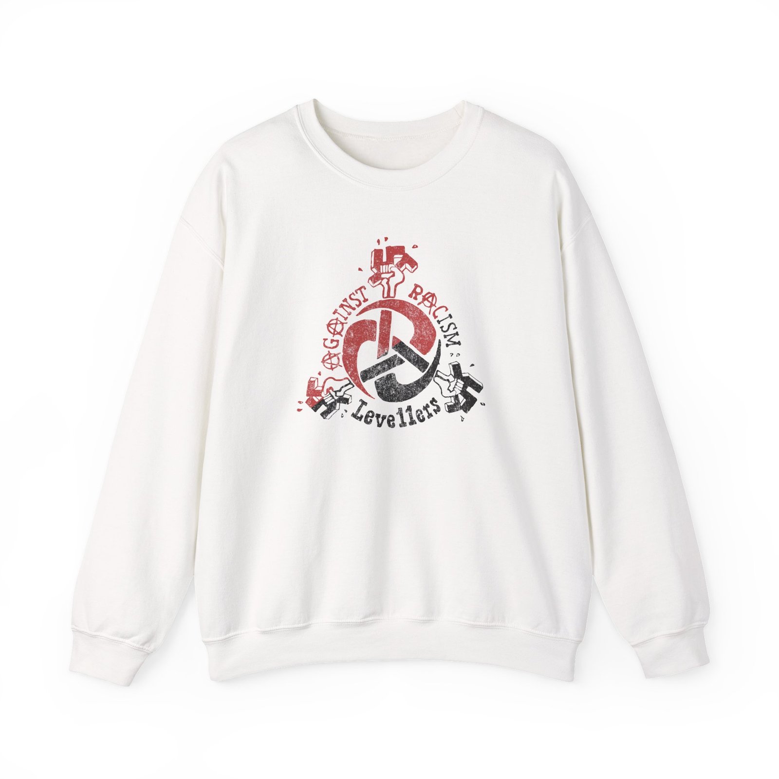 Levellers Against Racism Unisex Heavy Blend™ Crewneck Sweatshirt