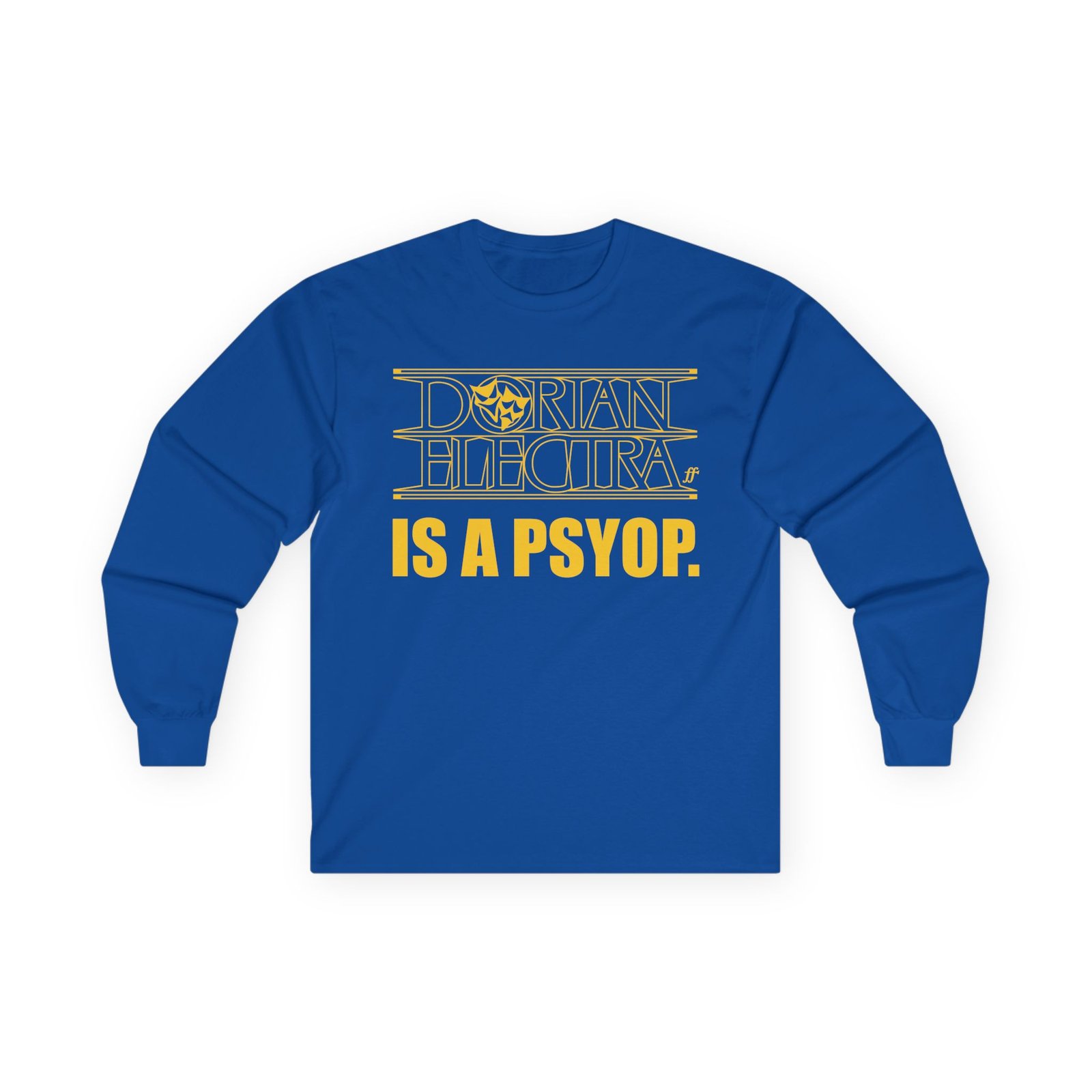 Dorian Electra is a Psyop Unisex Ultra Cotton Long Sleeve Tee
