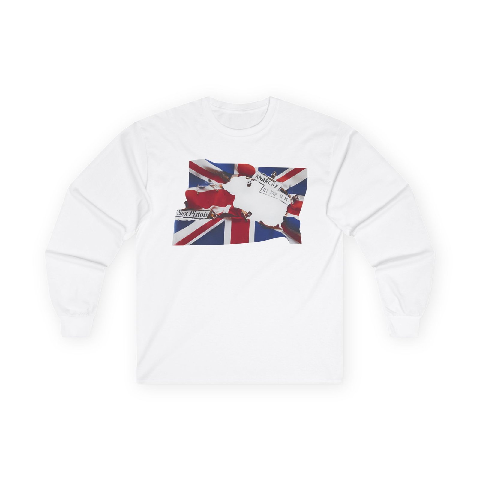 SPM Anarchy in the Uk Flag Unisex Ultra Cotton Long Sleeve Tee