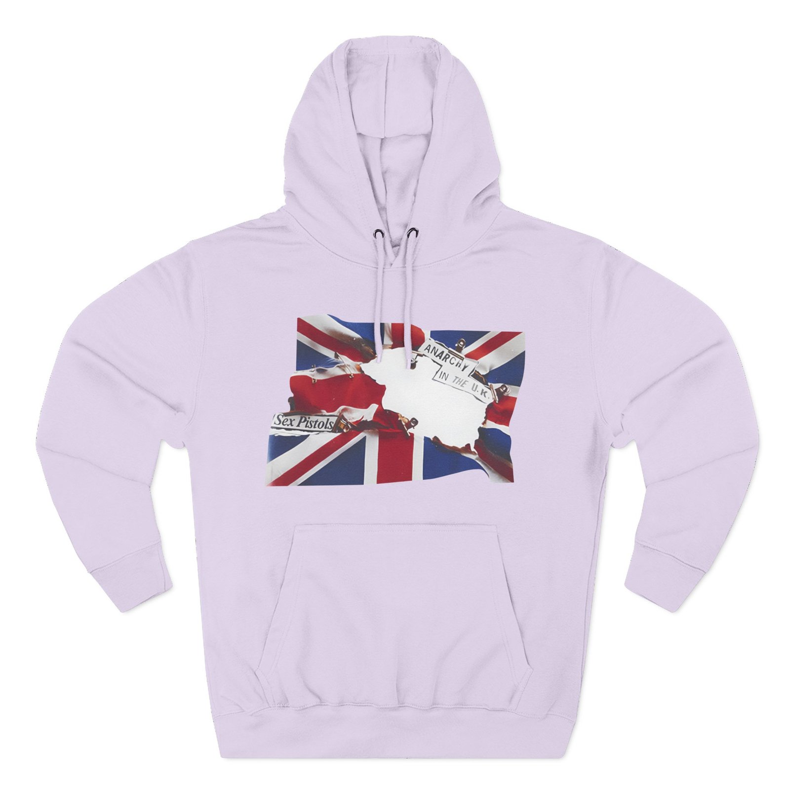 SPM Anarchy in the Uk Flag Three-Panel Fleece Hoodie