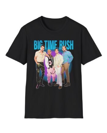 Big Time Rush Btr Portrait Unisex Softstyle T-Shirt