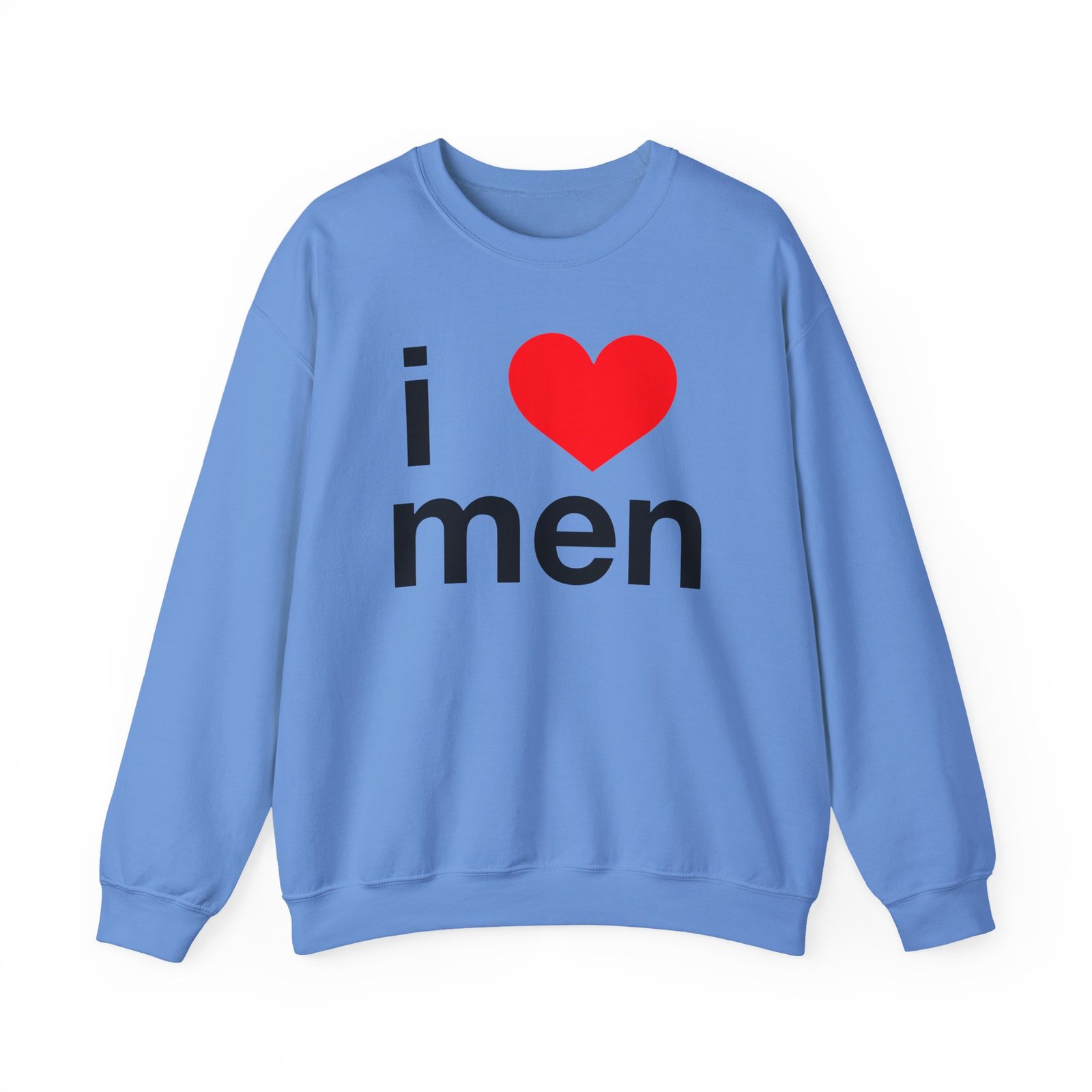 Muna I Heart Men Baby Unisex Heavy Blend™ Crewneck Sweatshirt