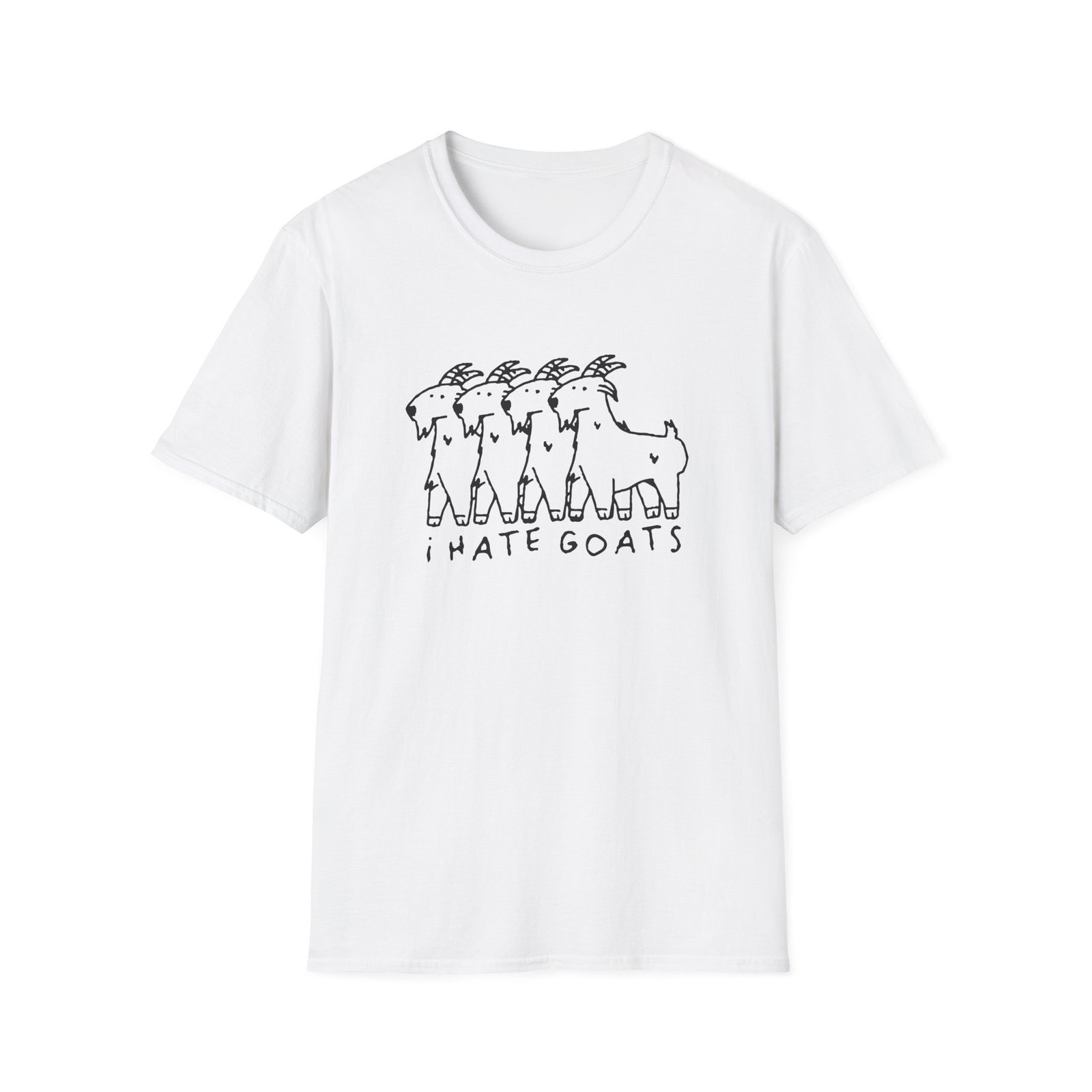 Tommyinnit I Hate Goats Unisex Softstyle T-Shirt