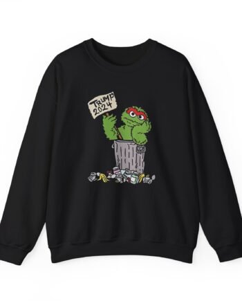 Louder With Crowder Trump 2024 Garbage Unisex Heavy Blend™ Crewneck Sweatshirt