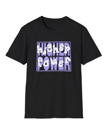 Higher Power Purple Logo Unisex Softstyle T-Shirt