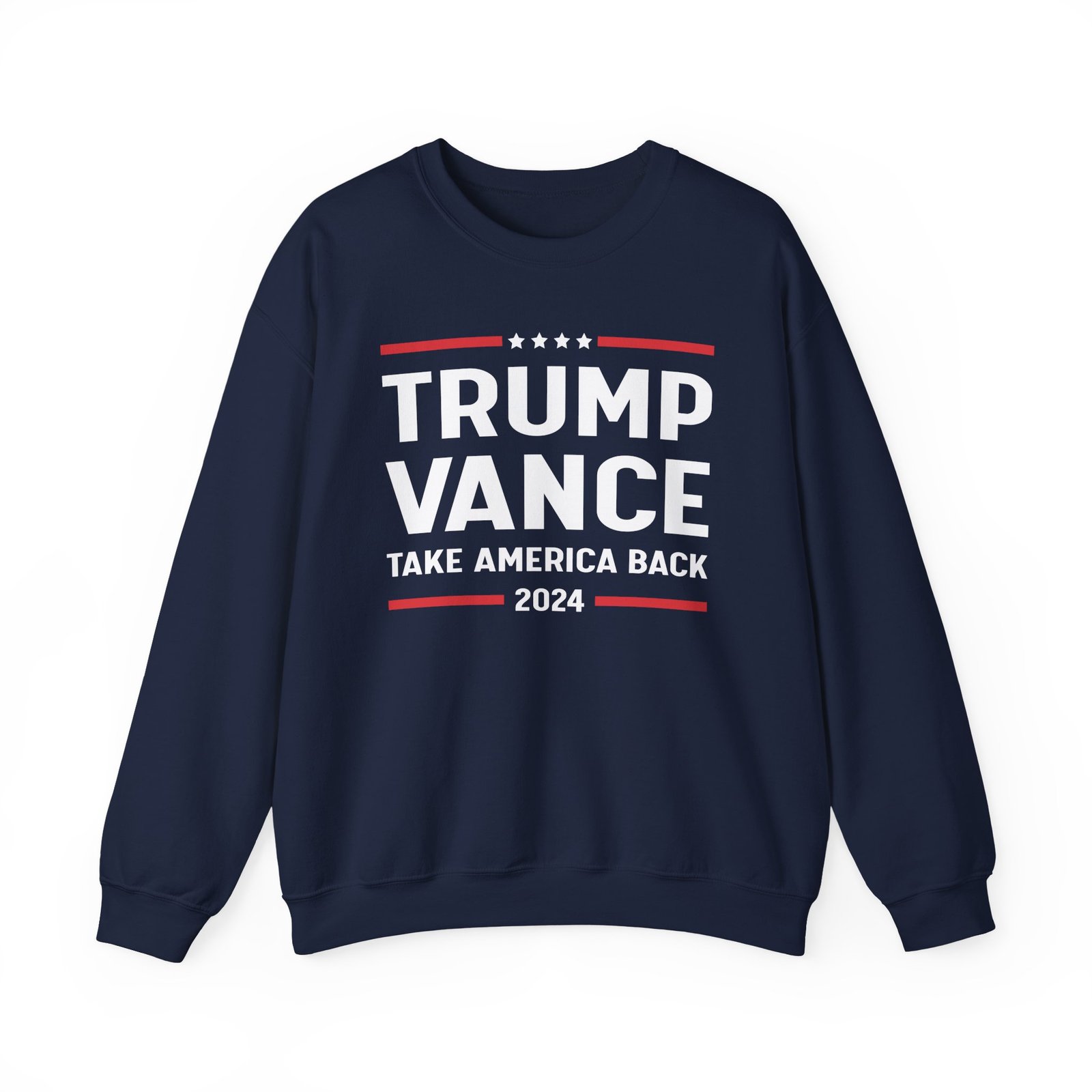 Support Trump Vance 2024 With This Take America Back Unisex Heavy Blend™ Crewneck Sweatshirt