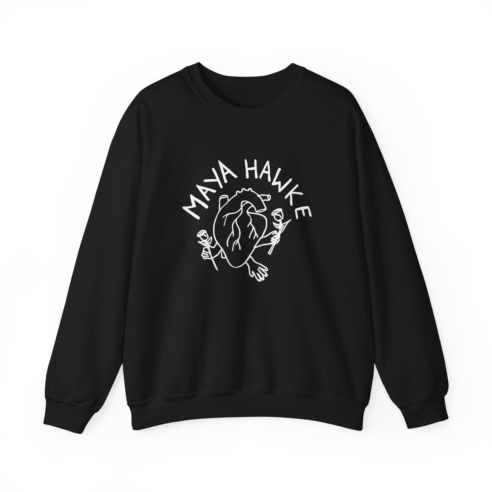 Maya Hawke Generous Heart Unisex Heavy Blend™ Crewneck Sweatshirt