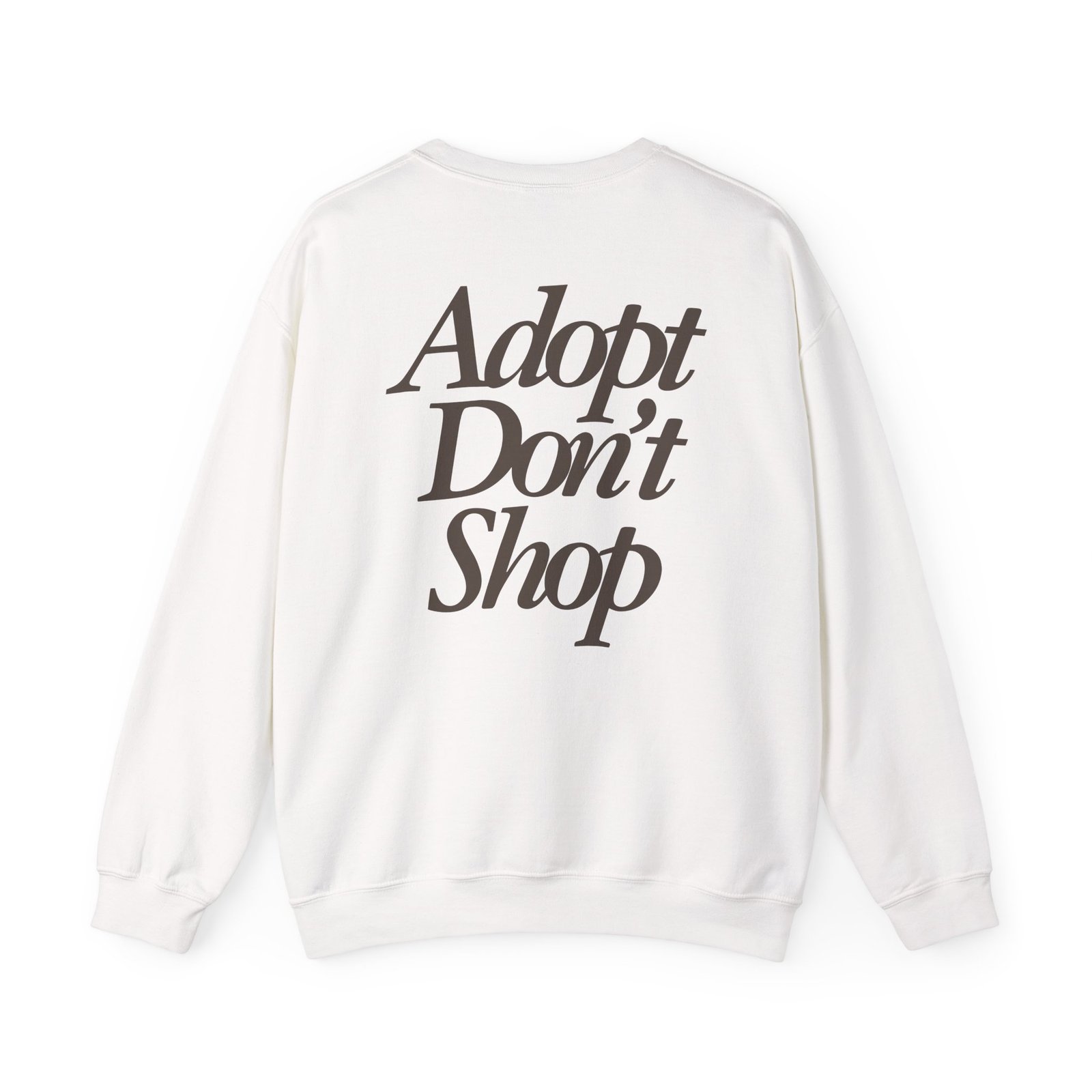 Miss Peaches Adopt Don’t Shop Unisex Heavy Blend™ Crewneck Sweatshirt