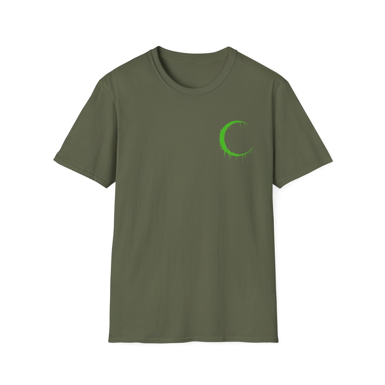 Oceano Alien Green Moon Unisex Softstyle T-Shirt