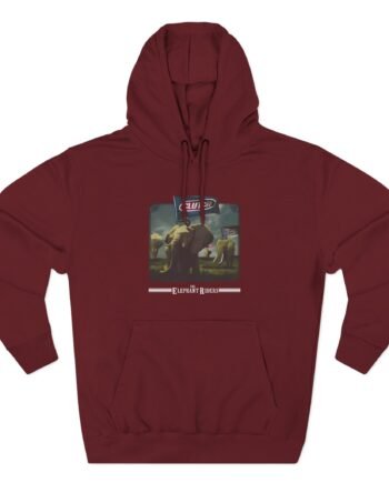 Clutch Elephant Riders Three-Panel Fleece Hoodie