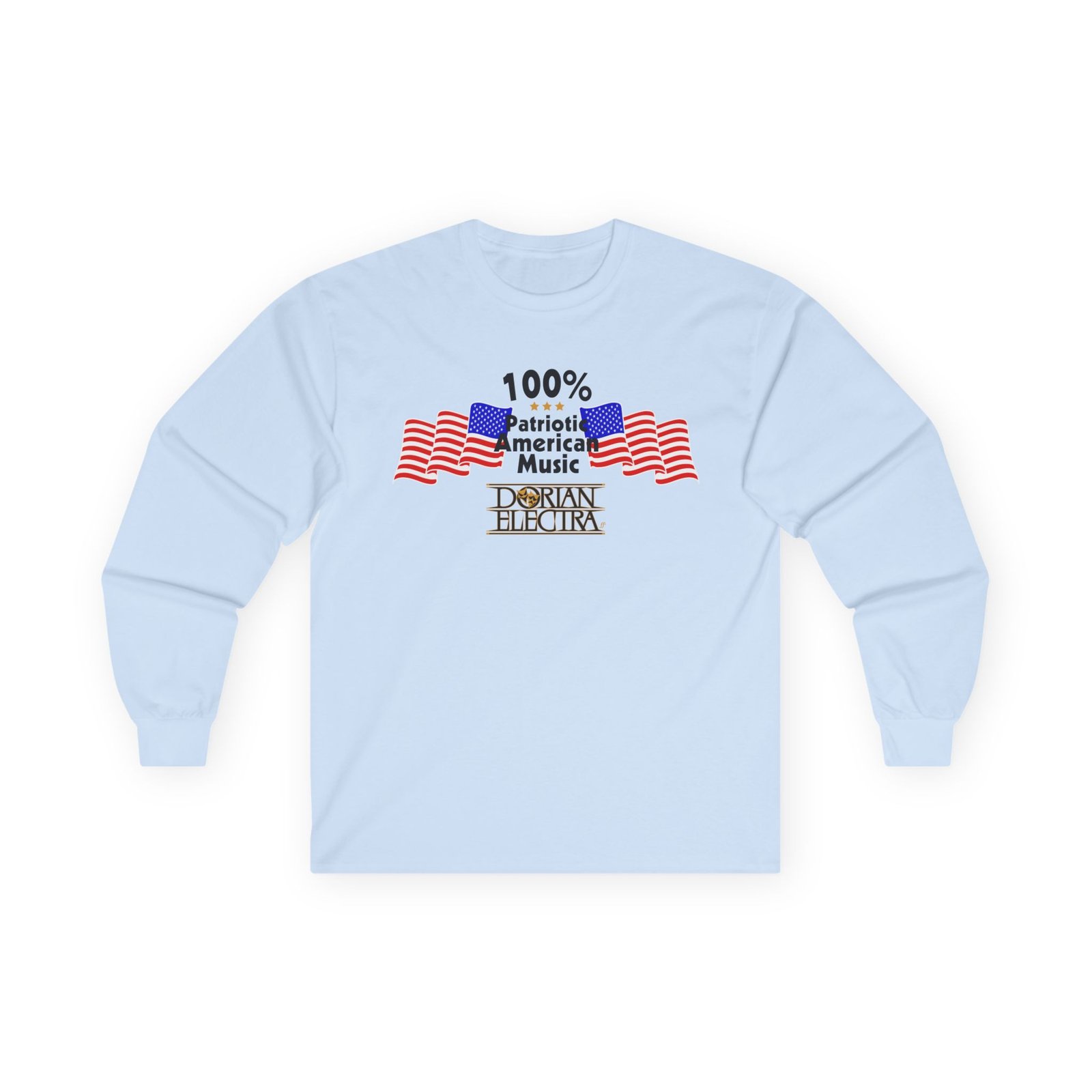 Dorian Electra Patriotic American Music Unisex Ultra Cotton Long Sleeve Tee