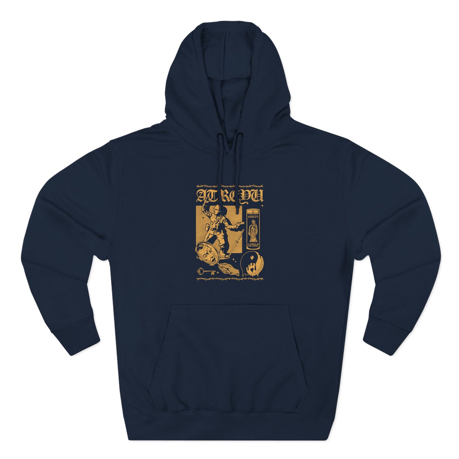 Atreyu Atitd Torch Light Three-Panel Fleece Hoodie