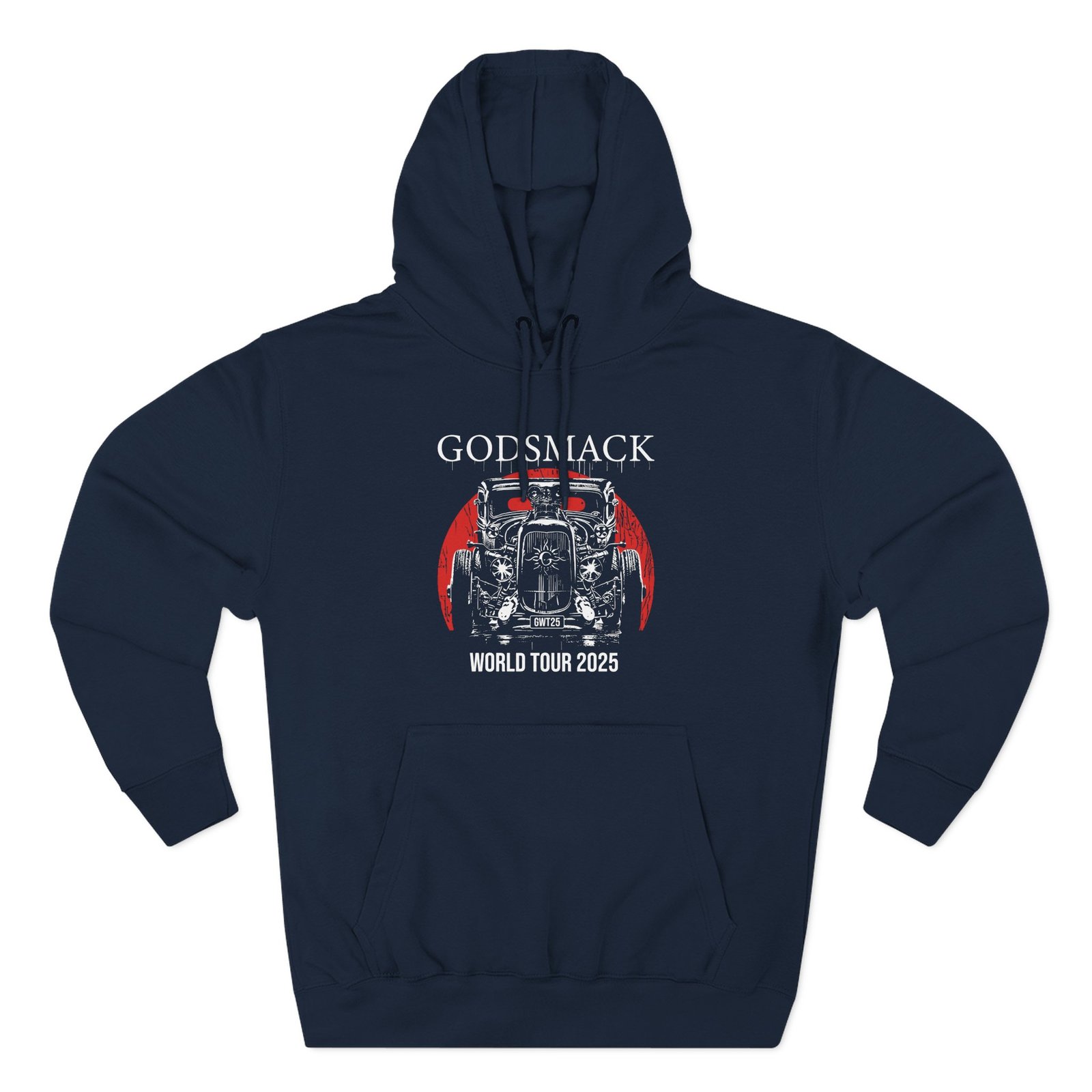 Godsmack World Tour 2025 Three-Panel Fleece Hoodie