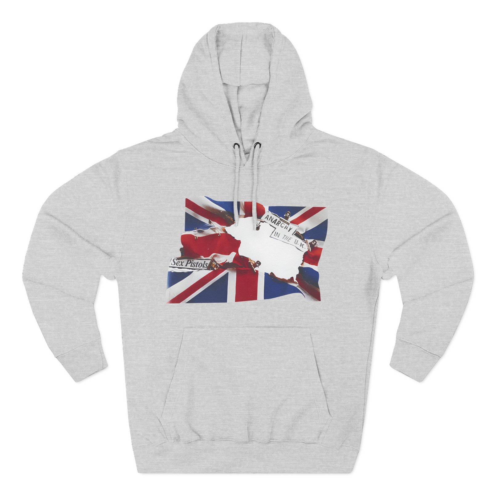 SPM Anarchy in the Uk Flag Three-Panel Fleece Hoodie
