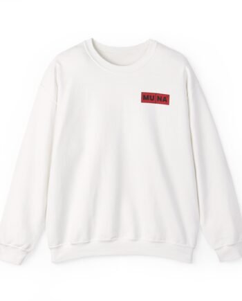 Muna Gbitw Red Logo Unisex Heavy Blend™ Crewneck Sweatshirt