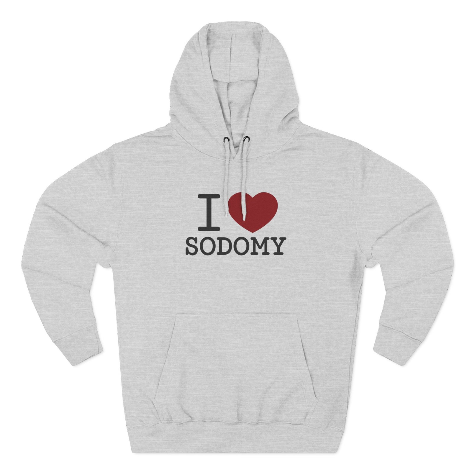 Dorian Electra I Love Sodomy Three-Panel Fleece Hoodie