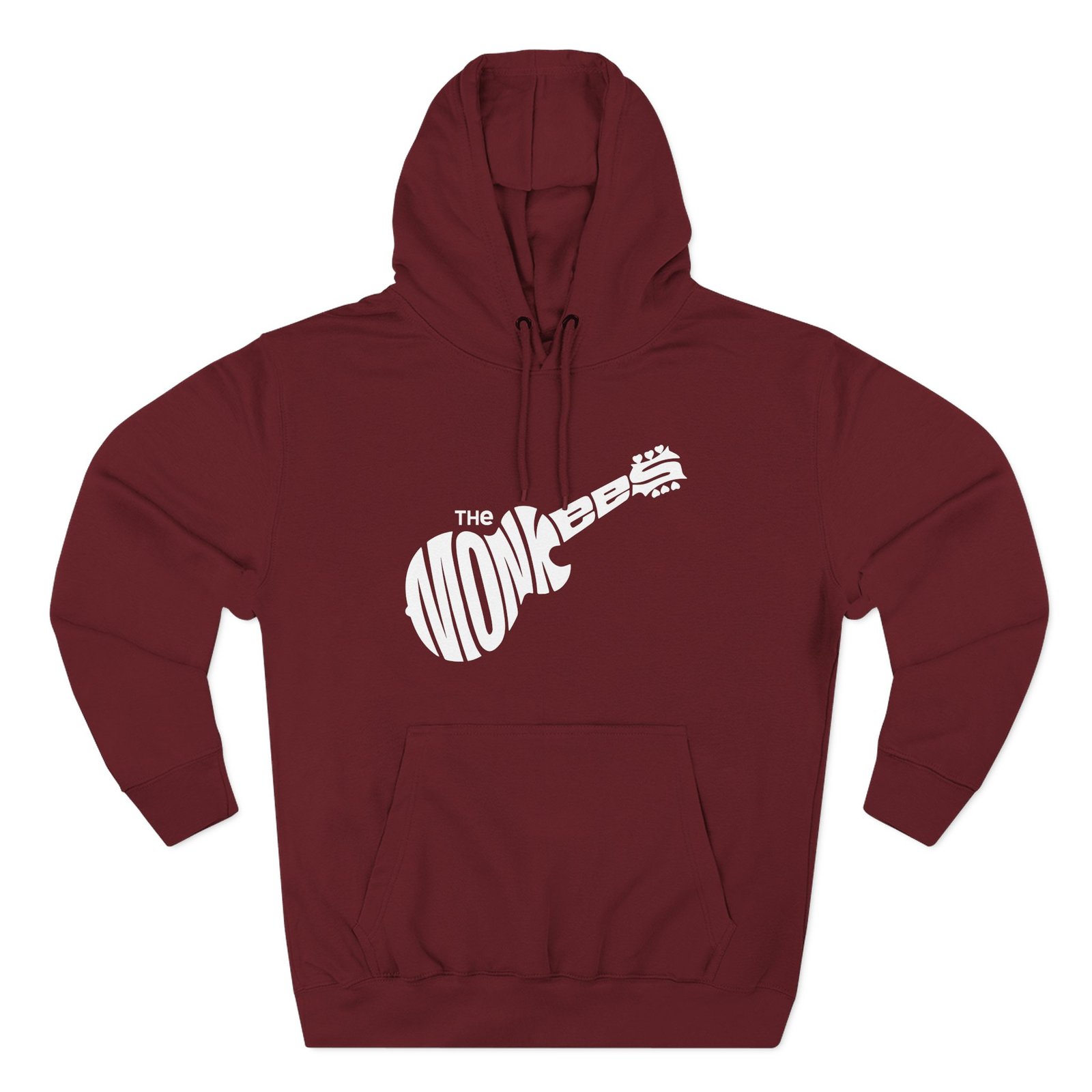 The Monkees Guitar Logo Three-Panel Fleece Hoodie