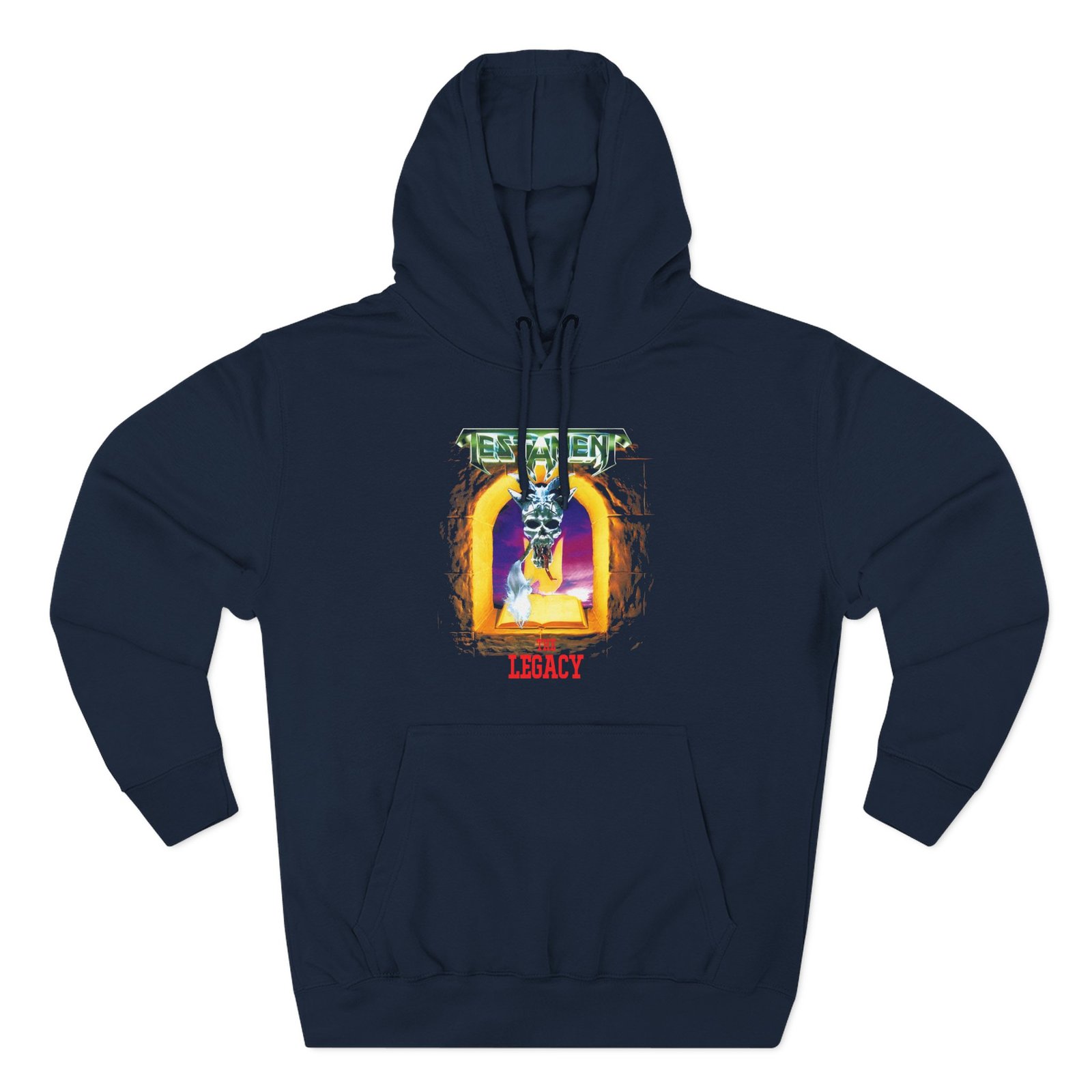 Testament the Legacy Album Three-Panel Fleece Hoodie